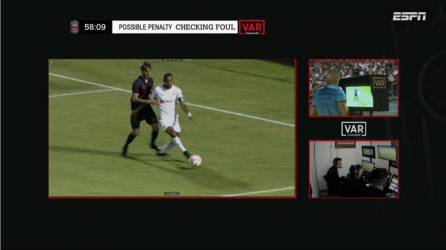 ¡Otra vez el VAR! Así fue el penal sancionado a favor de Olimpia