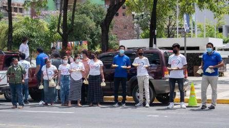 La campaña se realizó en el centro de San Pedro Sula.