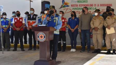 Conferencia de prensa de Comisión Nacional de Prevención en Movilizaciones Masivas(Conapremm).