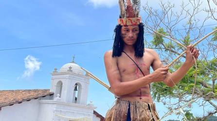 Las empedradas calles del municipio de Gualcinse en el sur del departamento de Lempira fueron el escenario para conmemorar el Día de la Identidad Nacional.