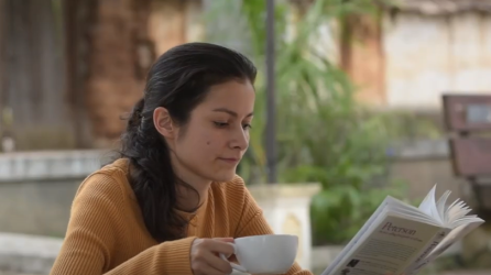 Mayra Pinto, hondureña creadora de contenido en áreas rurales.