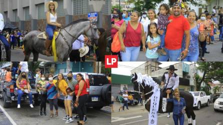 Adultos, chicos y niños, todos disfrutaron del desfile.