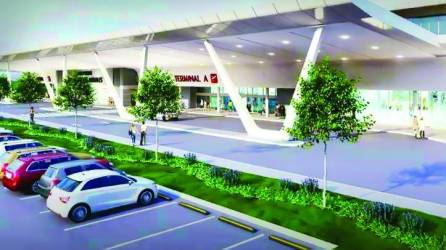 Los encargados del proyecto presentaron un diseño de como quedará la remodelación del aeropuerto internacional Ramón Villeda Morales.