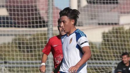 El joven Ruiz fue el tercer mejor goleador de la zona ofensiva del Real Zaragoza de España.