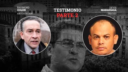 Raymond Colon inició el contrainterrogatorio hacia Devis Leonel Maradiaga.