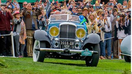 Este es el séptimo auto americano que se lleva los honores en el concurso de elegancia de Pebble Beach.