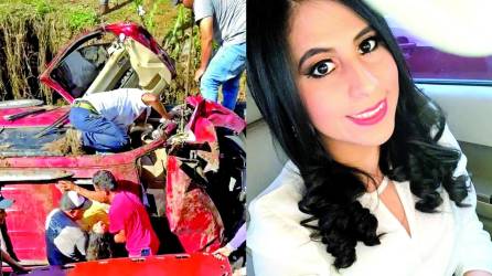 <b>Tragedia. El accidente ocurrió en la CA-5, en La Guama; foto en vida de la doctora Kimberlyn García Paredes (de 32 años).</b>