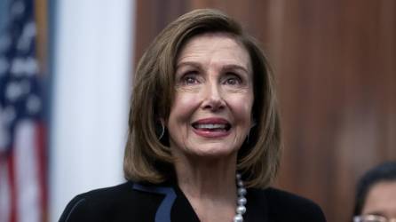 La presidenta de la Cámara de Representantes de EE.UU., Nancy Pelosi. EFE/EPA/MICHAEL REYNOLDS