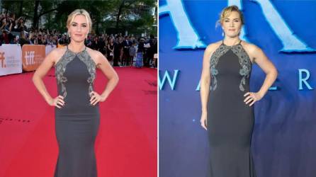 La actriz inglesa Kate Winslet volvió a usar un vestido de hace siete años para el estreno de “Avatar: The Way of Water”,la cual se celebró el pasado martes en Londres, Inglaterra.