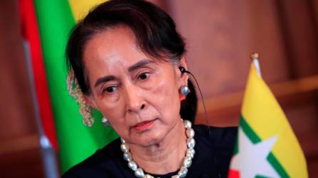 Aung San Suu Kyi, exlíder birmana depuesta y nobel de la paz.