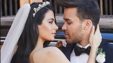 Emeraude Toubia y Prince Royce se casaron en 2018.