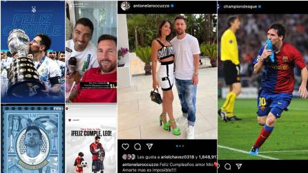 Lionel Andres Messi llegó este viernes a los 35 años y las felicitaciones de las máximas figuras del mundo del fútbol no se hicieron esperar. Antonela Roccuzzo exhibió su lado más amoroso en las redes sociales.