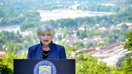 La secretaria del Tesoro estadounidense, Janet Yellen, en una fotografía de archivo. EFE/Sascha Steinbach