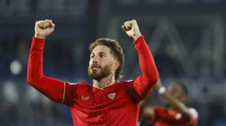 Sergio Ramos abrió el marcador para el Sevilla en el duelo ante el Getafe por los octavos de final de la Copa del Rey.