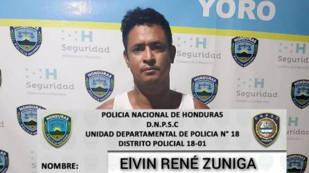 Elvin René Zúniga (40) está en el centro penal de la ciudad de Yoro, en Yoro.