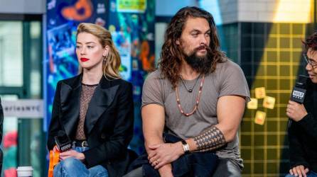 Amber Haerd y Jason Momoa, protagonistas de “Aquaman”.