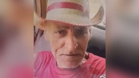 Fotografía en vida de Carlos Ponce, anciano asesinado brutalmente en Santa cruz de Yojoa.