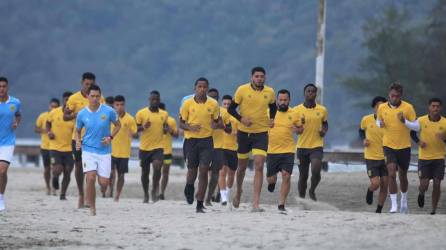 Entrenamientos de pretemporada del Real España previo al inicio del torneo Apertura 2023.