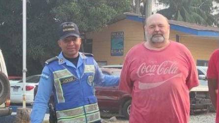 El ciudadano canadiense capturado este martes en la ciudad de La Ceiba, Atlántida (Honduras).