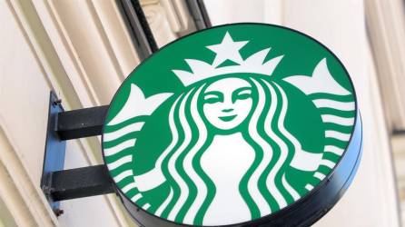 Imagen de archivo del logo de la cadena de cafeterías Starbucks