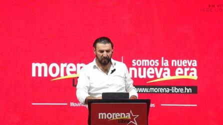 Rasel Tomé, candidato a la presidencia por el Partido Libre.