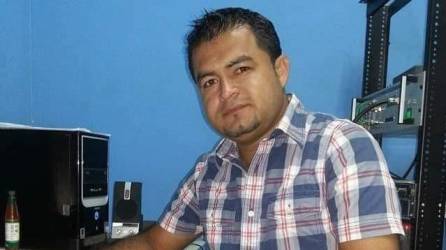 Fotografía en vida del comunicador social, Francisco Ramírez, quien fue asesinado la noche del jueves 21 de diciembre, en Danlí (Honduras).