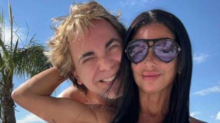 Cristian Castro y su exnovia Mariela Sánchez.