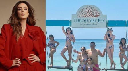La modelo y actriz de telenovelas mexicana, Jacqueline Ivonne Bracamontes, está de visita en Roatán, Honduras y presume de los encantos de esta paradisiaca isla.
