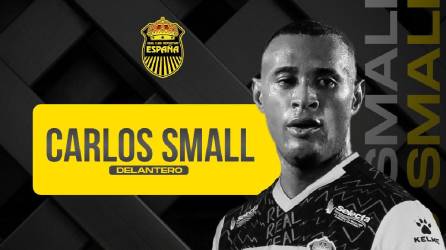 Carlos Small se suma al Real España junto a Cristian Cálix, Sebastián Hernández, Jim Morrison y al brasileño Kennedy Rocha como nuevos fichajes de cara al Clasusura 2024.