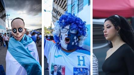 El partido entre Honduras y México dará inicio a las 8:00 pm, pero a tempranas horas los aficionados catrachos llegaron con toda la emoción previo al gran choque en el Estadio Nacional.
