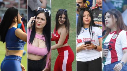 Ellas son las bellas chicas que adornaron la última jornada del Torneo Clausura 2024 de la Liga Nacional de Honduras.