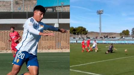 Hondureño se estrena como goleador con su club en España