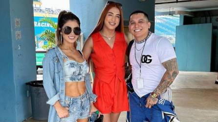 Recientemente, “La Bicha Catracha” subió a sus diferentes redes sociales que se encontraba con nada más y nada menos que el reconocido cantante mexicano y líder de “La Trakalosa de Monterrey” Edwin Luna y su esposa Kimberly Flores. En un evento de la Fórmula 1.