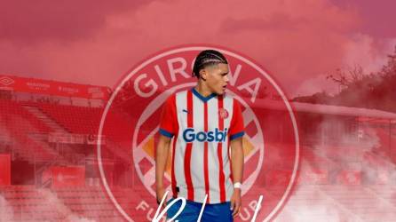 El joven delantero hondureño Richard Martínez ha sido fichado por el Girona de la Liga Española.