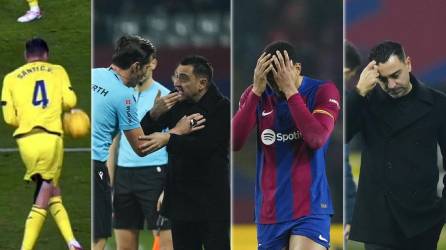 Las imágenes de la dolorosa derrota que sufrió el FC Barcelona en casa (3-5) contra el Villarreal por la jornada 22 de la Liga Española. Xavi Hernández reaccionó muy enfadado y anunció su adiós.