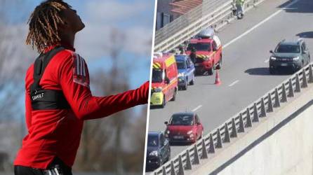 Momentos de tensión se vivieron en Francia con un futbolista que milita en el Niza de la Ligue 1 del país arriesgó su vida.