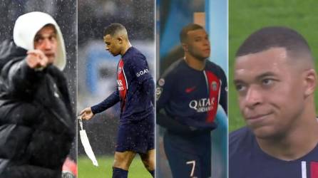 Luis Enrique volvió a sustituir a Kylian Mbappé en partido del PSG, que enfrentó al Olympique de Marsella, y el delantero reaccionó con un monumental enfado, realizando gestos y lanzando un fuerte insulto al aire, dedicado al entrenador español.