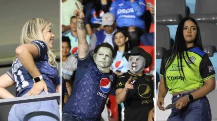 Las imágenes del ambientazo en el partido entre Motagua y Olancho FC por la tercera jornada de la Copa Centroamericana 2023 en el estadio Nacional Chelato Uclés de Tegucigalpa.