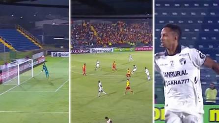 El colombiano José Corena, del Comunicaciones de Guatemala, se lució con un golazo de media cancha en el partido ante Herediano por la Copa Centroamericana 2023.