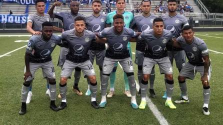 El 11 titular de Motagua que jugó contra el Comunicaciones de Guatemala en Atlanta.