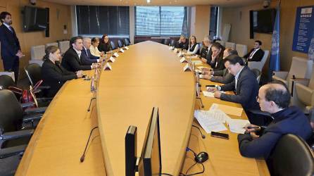 Durante una visita a París, el canciller Eduardo Enrique Reina y el secretario privado, Héctor Zelaya, entregaron la solicitud formal a los representantes de la Organización de Naciones Unidas para la Educación la Ciencia y la Cultura (UNESCO).