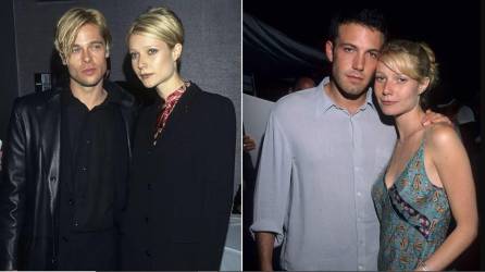 La actriz Gwyneth Paltrow mantuvo una relación sentimental en el pasado con dos de los hombres más deseados en la meca del cine: Brad Pitt y Ben Affleck.