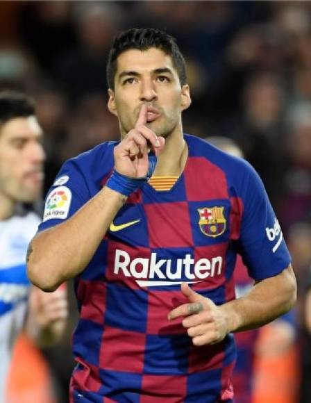 22. Luis Suárez (20 puntos) - El delantero uruguayo del FC Barcelona suma 10 goles en la Liga Española.