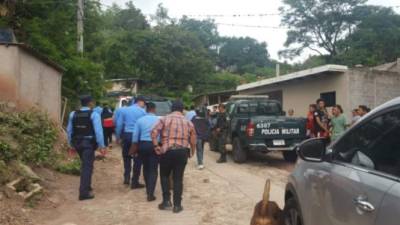 El crimen fue en las cercanías de escuela Herrera en colonia Los Pinos de Tegucigalpa.