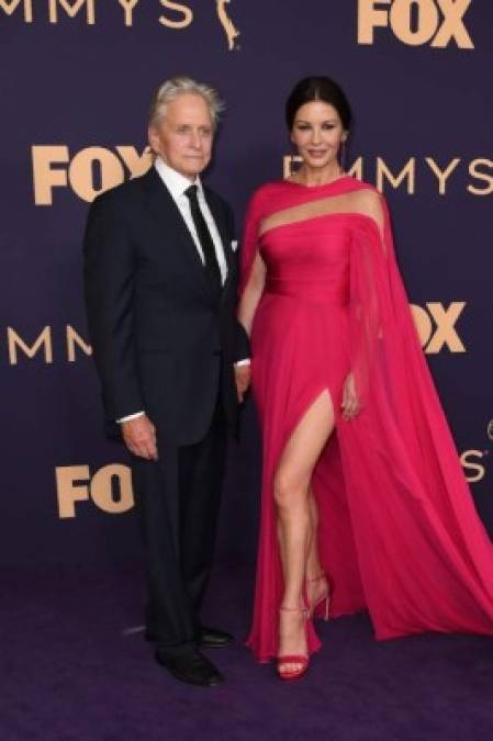 La pareja de actores Catherine Zeta-Jones y Michael Douglas.