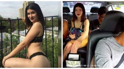 Antes del robo, la joven posó en ropa interior para dos fotografías de Instagram.