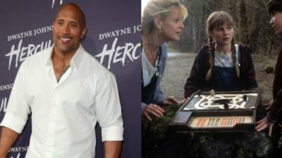 Dwayne Johnson 'La Roca' es el posible protagonista de 'Jumanji'. La cinta se estrenó en 1995. Fotos: Getty y DPA.