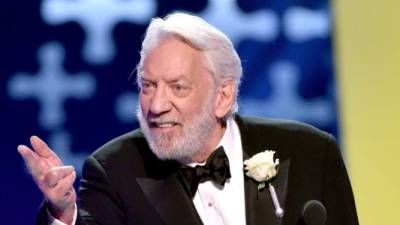 El actor Donald Sutherland.