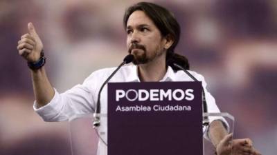 Pablo Iglesias, fundador del partido español Podemos.