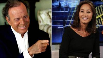 Julio Iglesias se alegra de que Isabel Preysler por fin tenga alguien 'con quien hablar' .